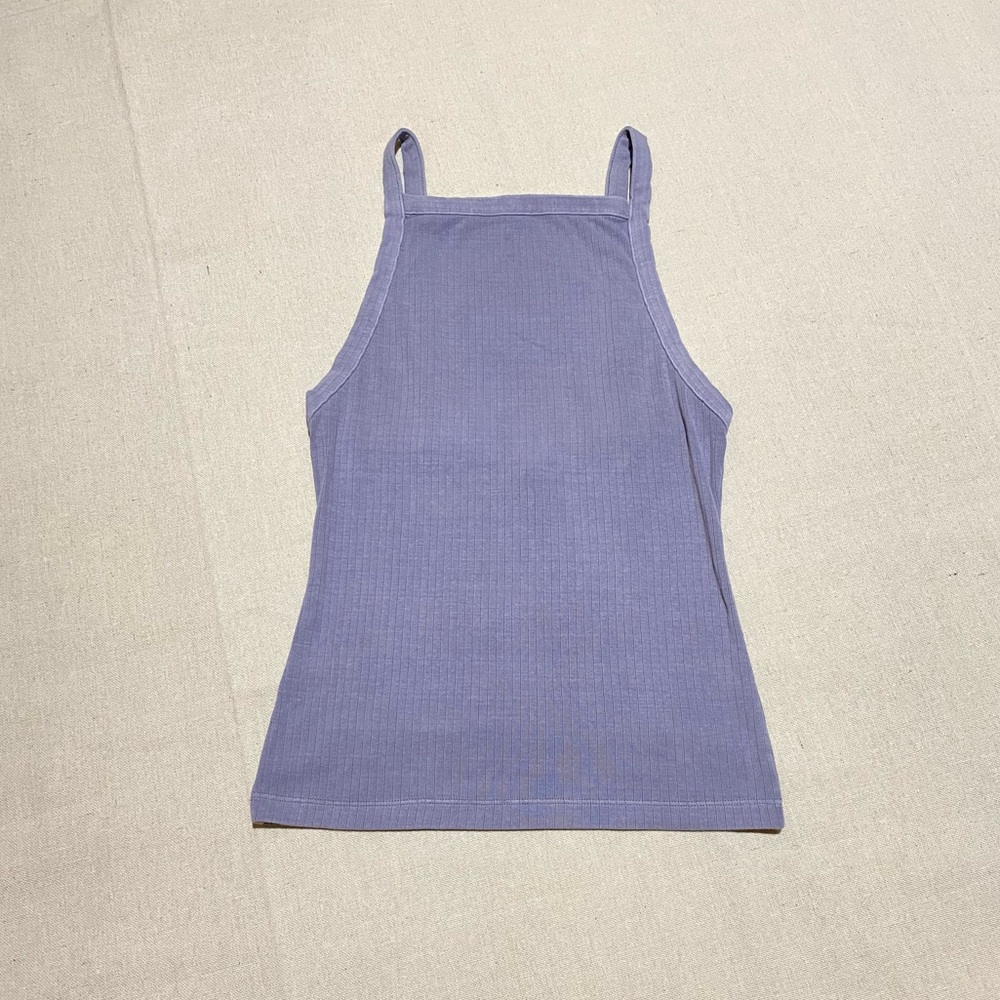 Free People Ribbed Square High Neck Tank Top - Picture 2 of 7